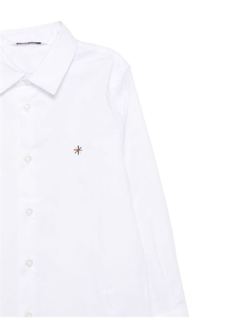 Camicia con ricamo MANUEL RITZ | MR0264-24IBIANCO
